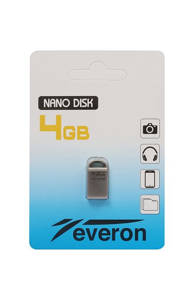 Everon ذاكرة فلاش USB بسعة 4 جيجابايت معدنية