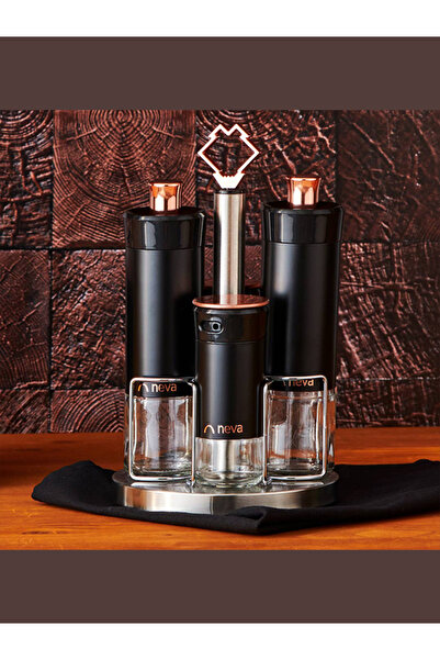 Neva N3038 مجموعة التوابل الحلوة المتميزة الداكنة المكونة من 4 قطع