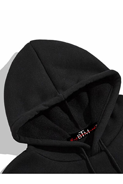 Buğraterzimoda Світшот з капюшоном і кишенями для рук, чорний, унісекс, з принтом High School