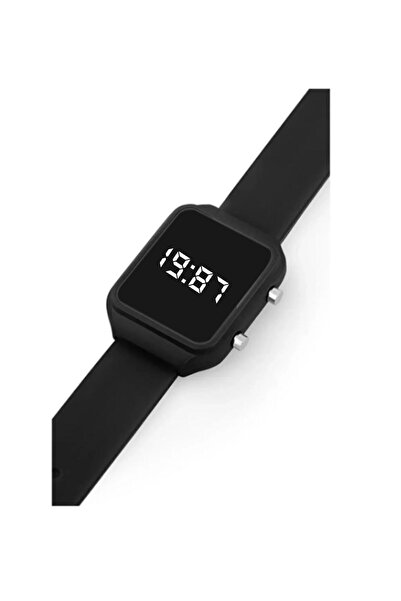 Mmctech Dijital Led Çocuk Saati Silikon Kordon Erkek Ve Kadın Tüm Bileklere Uygun.