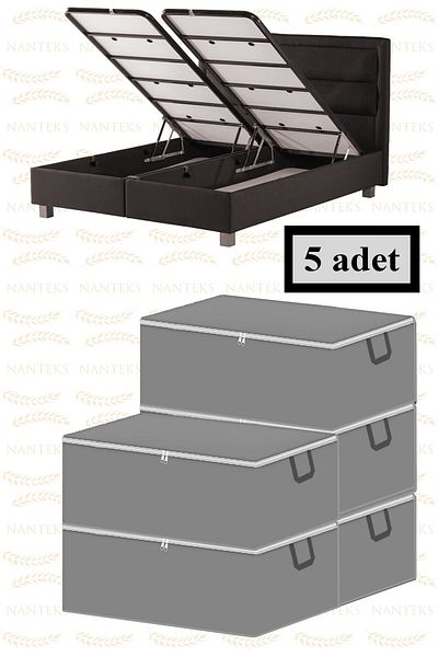 NUTEX 5 piese Baza plată pentru șase canapele extensibile Tip Hurç 60x40x22 (ANTRACIT)