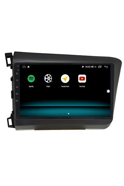 Navimex Navisun Honda Civic Fb7 Android 13 Multimedya Carplay 4gb Ram 64gb Hdd 2012-2015 Navigasyon Ekran