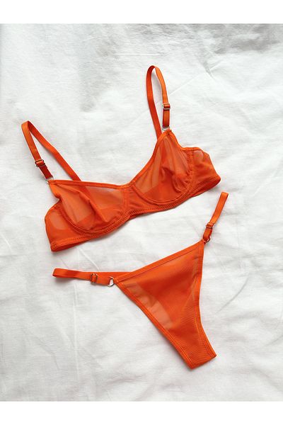 EDLİNGERİE Σετ πορτοκαλί Viviane Orange Bralet