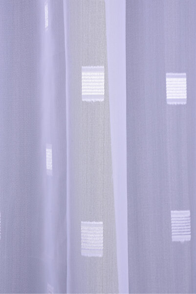 AKÇA TEKSTİL Κουρτίνα Πλισέ Προετοιμασμένη Κουρτίνα Φόντο Πλισέ ΛΕΥΚΟ ΧΡΩΜΑ ΜΟΝΟ ΦΛΑΝΤΖΙ 300*260 εκ.