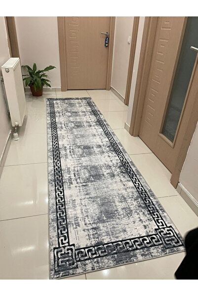 simenteks Dijital Baskı Yıkanabilir Kaymaz Taban Leke Tutmaz Yolluk Kilim Sal...