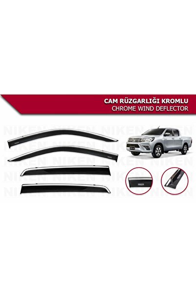 Niken Toyota Hilux Kromlu Cam Rüzgarlığı Niken 2015 sonrası
