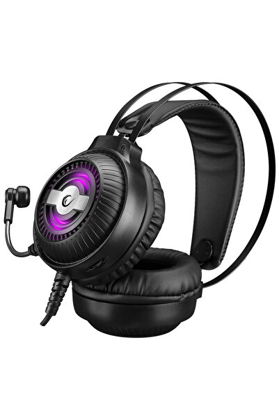 Rampage RM-K30 Thunder Pro Rainbow LED 7.1 Usb Mikrofonlu Siyah Gaming Oyuncu...