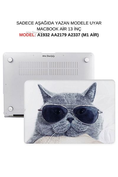 Mcstorey Macbook Air M1 Case 13inch Compatible With A1932 A2179 A2337 Cat01nl
