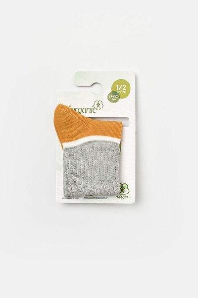 Biorganic Girl's Organic Socks Orange