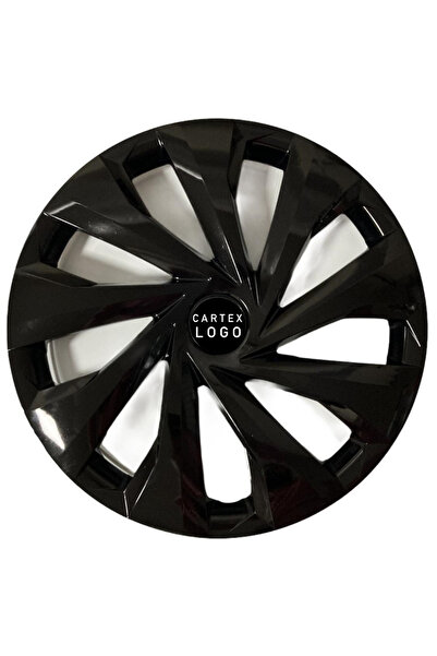Cartex Renault Clio 5 14'' Inç Siyah Piano Black 4lü Set Jant Kapağı