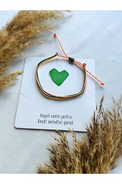 Atölye Merdiven Boho Happy bracelet unisex multiple rope bracelet