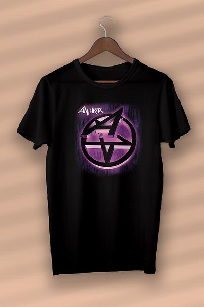 Pisa Art Anthrax Printed Organic Cotton Black Unisex - Γυναικεία - Ανδρικά - T-shirt