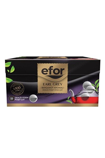 Efor Earl Grey Demlik Poşet Siyah Çay - 100'lü
