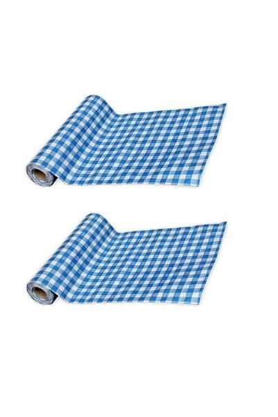 firdevsi hobi Disposable Table and Activity Cover| 2 Rolls| Disposable| 20pcs| 100x120 Cm-blue
