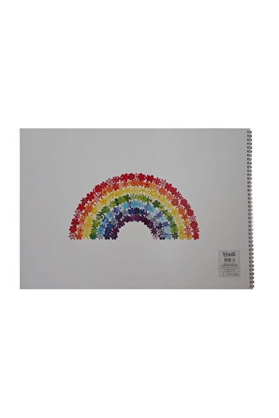 Öğretmen Kırtasiye 25 Yaprak Spiralli Perforajlı 35x50 Cm Karton Kapak Resim ...