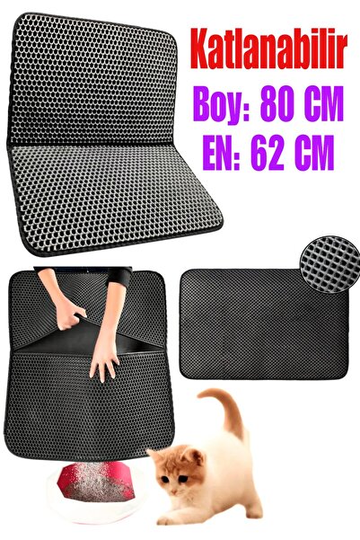 Kyrotech Elekli Kedi Kumu Paspası Kedi Köpek Paspas Kedi Köpek Matı Elekli Pa...