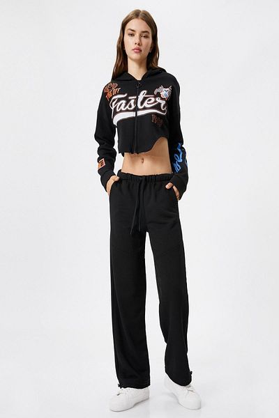 Koton Women's Clothing Trousers BLACK