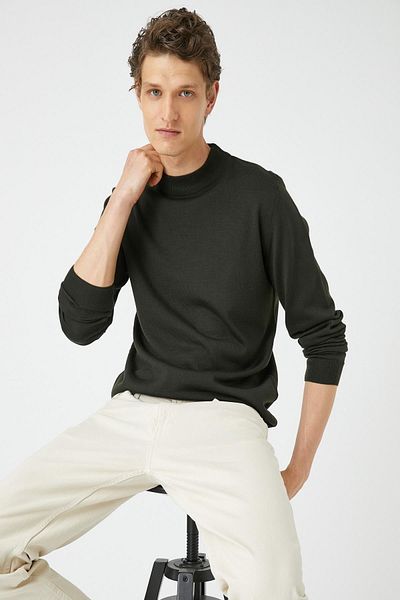 Koton Men's Khaki Sweater
