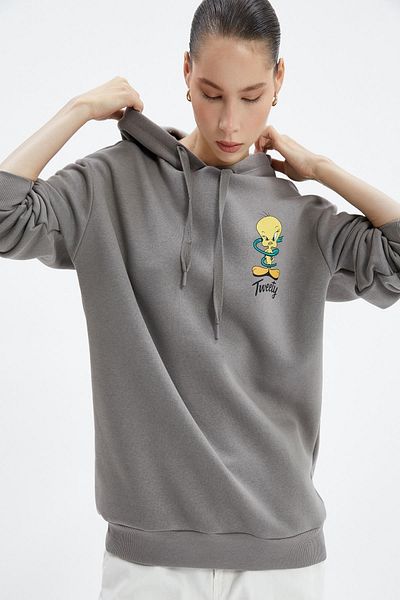 Koton Women's Gray Sweatshirt
