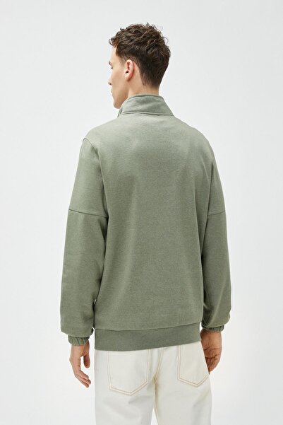 Koton Ανδρικό πράσινο φούτερ