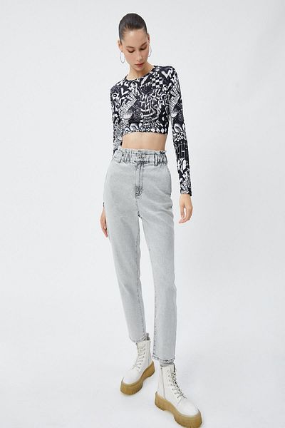 Koton Graue Damenjeans