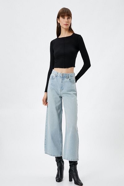 Koton Women's Light Indigo Jeans