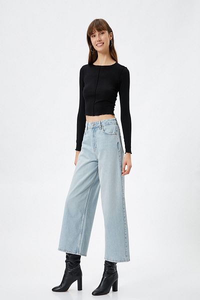 Koton Women's Light Indigo Jeans