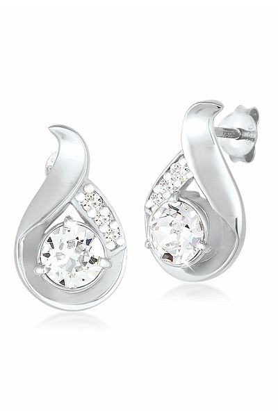 ELLI Ohrringe Tropfen Kristalle Glamour 925 Silber