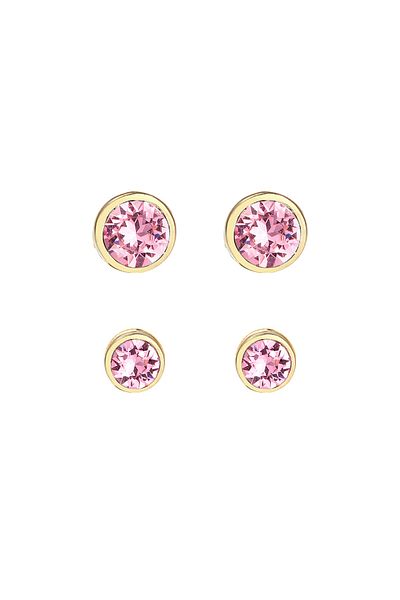 ELLI Ohrringe Basic Set Kristalle Filigran 925 Silber