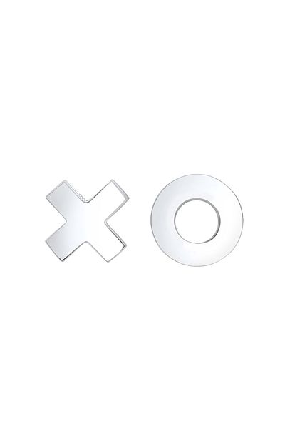 ELLI Ohrringe XOXO Wording Trend Cool Blogger 925 Silber Figa