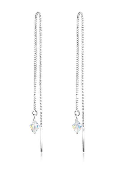 ELLI Ohrringe Kristalle Funkelnd Elegant 925 Gümüş