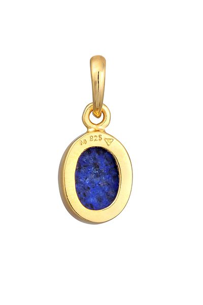 ELLI Anhänger Lapislazuli Edelstein Oval 925 Silber