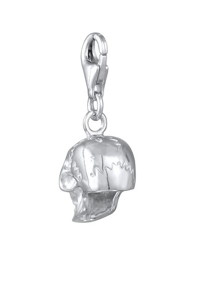 Nenalina Charm Totenkopf Anhänger 925 Sterling Silber