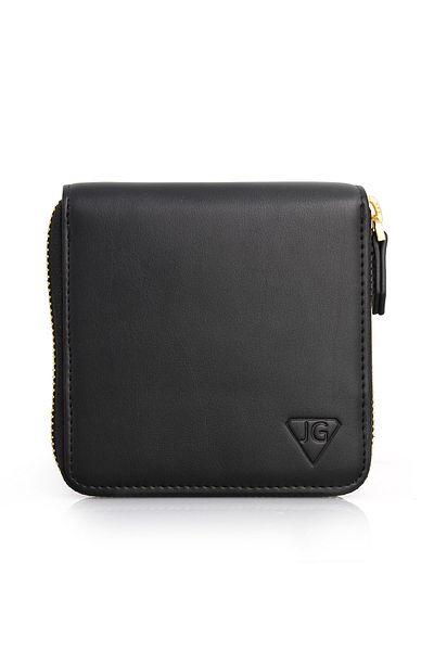 ELLI Schmuckzubehör Trend Travel Bag Reise-Etui Schwarz PU Leder