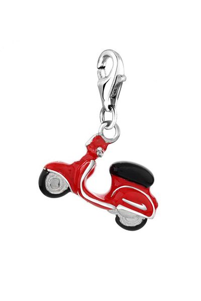 Nenalina Charm Anhänger Tekerlekli Scooter Emaille 925er Silber