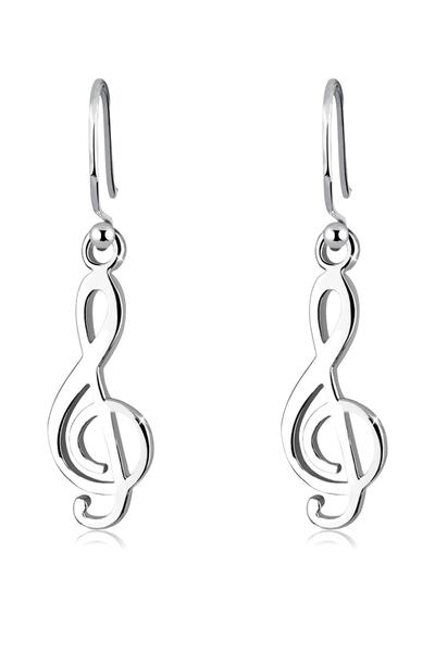 ELLI Ohrringe Notenschlüssel Musik Filigran 925 Silber
