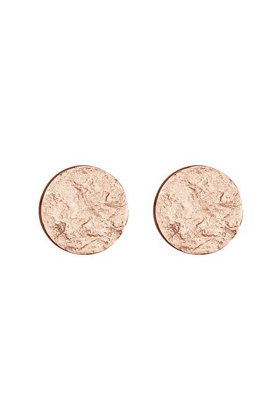 ELLI Ohrringe Stecker Plättchen Disk Rund Antik Silber 925