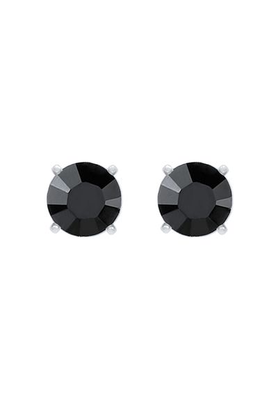 KUZZOI Ohrringe Basic Stecker Geo Kristal 925 Gümüş