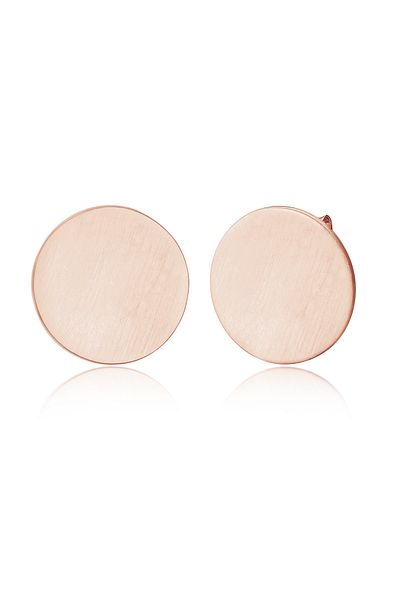 ELLI Ohrringe Ohrstecker Geo Kreis Matt Basic Cool 925er Silber