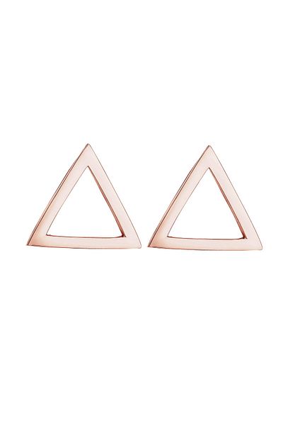 ELLI Ohrringe Stecker Dreieck Geo Minimal Trend Basic 925 Silber