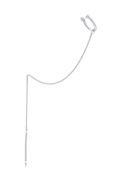 ELLI Ohrringe Earcuff Ohrklemme Durchzieher Single 925 Silber