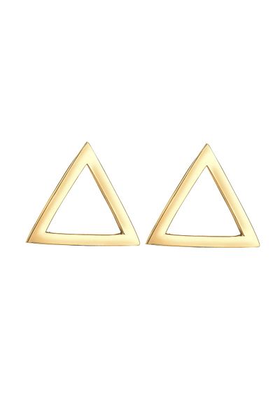 ELLI Ohrringe Stecker Dreieck Geo Minimal Trend Basic 925 Silber