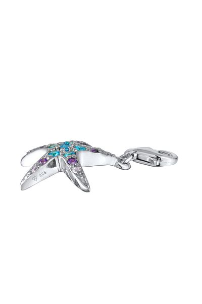 Nenalina Charm Seestern-Anhänger Zirkonia Kristalle 925er Silber