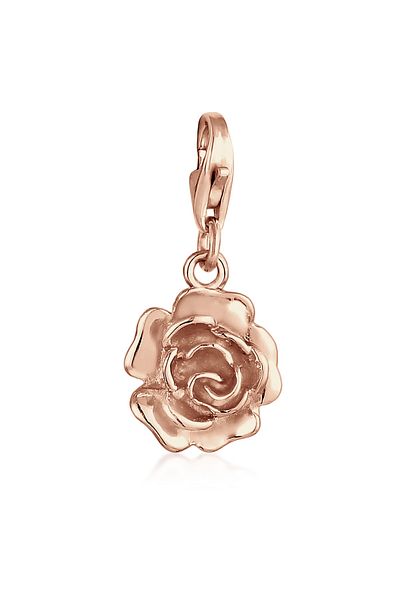 Nenalina Charm Anhänger Rose Blume Floral Romantisch 925 Silber
