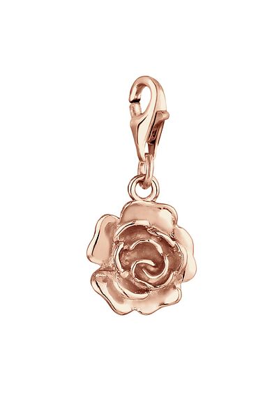 Nenalina Charm Anhänger Rose Blume Floral Romantisch 925 Silber