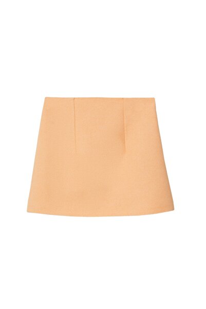MANGO Woman Narancssárga női szoknya 27037890