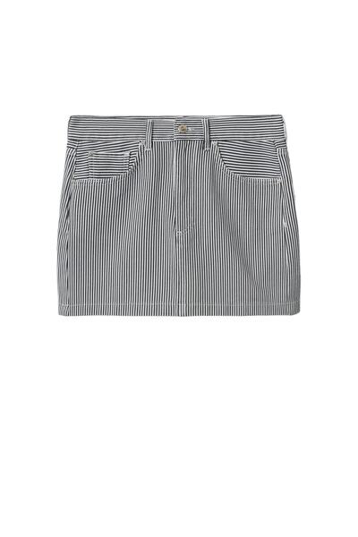 MANGO Woman Černá dámská sukně 27027891