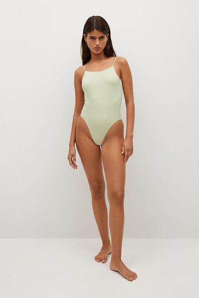 MANGO 17050061 Damen/Mädchen Pastellgrün