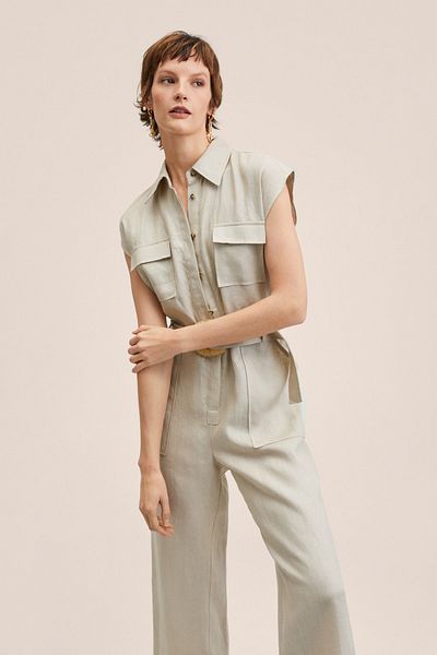 MANGO Woman 27027107 Жінки Дівчата Світло-пастельний сірий