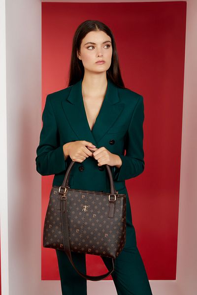 Pierre Cardin Dámská taška přes rameno hnědá Monogram 05PO22K1592